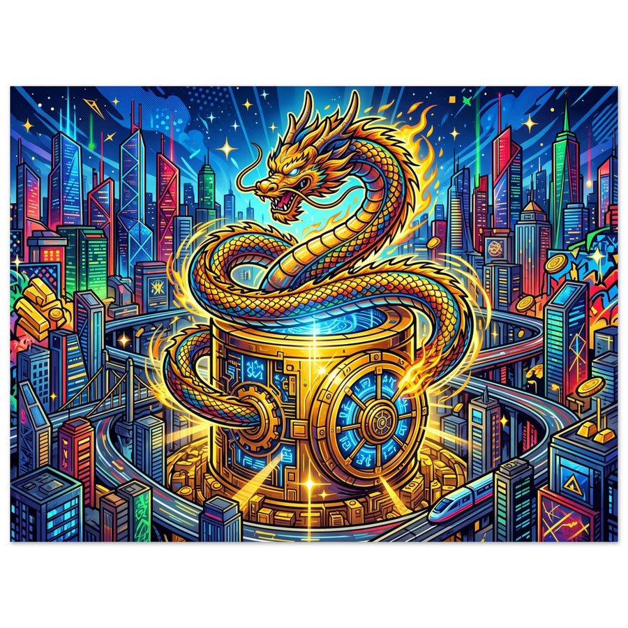 Golden Vault Palace | Foam 60×80 cm (24×32 in) – Landscape — product image 1