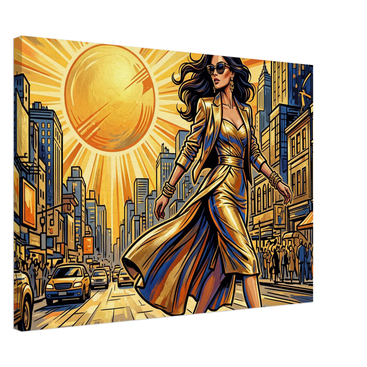 Sunlit Momentum | Canvas 50×70 cm (20×28 in) – Landscape — product image 1