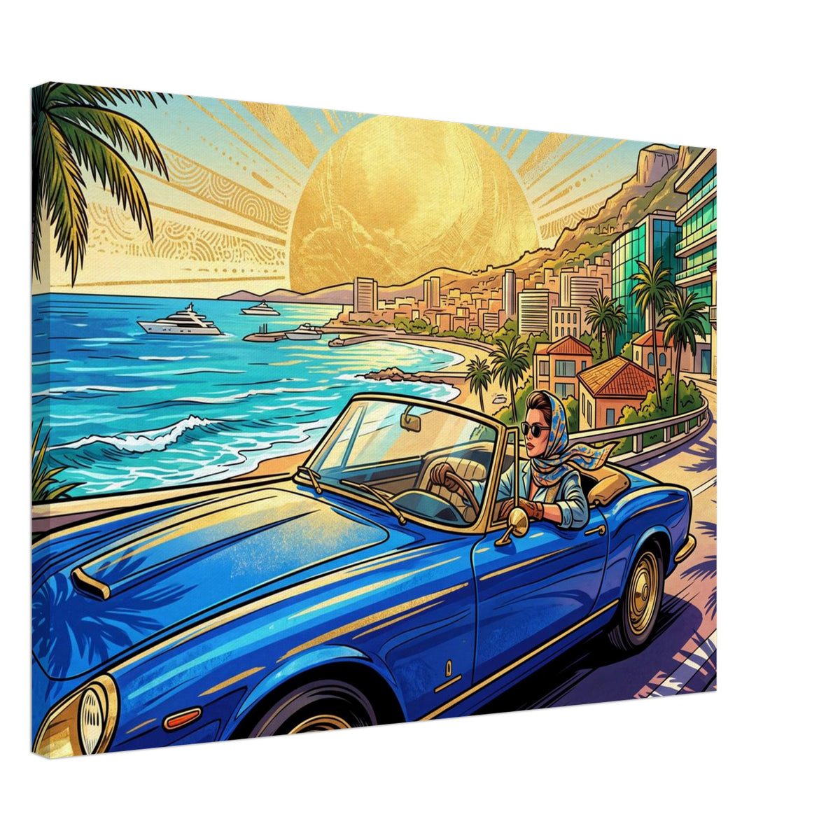 Sunlit Momentum | Canvas 50×70 cm (20×28 in) – Landscape — product image 1