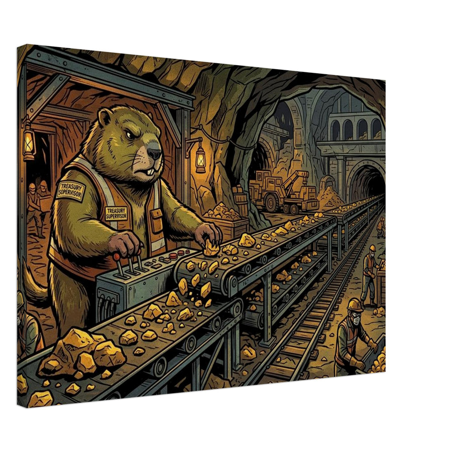 Marmot Treasury Tunnel Supervisor | Canvas 50×70 cm (20×28 in) – Landscape — product image 1