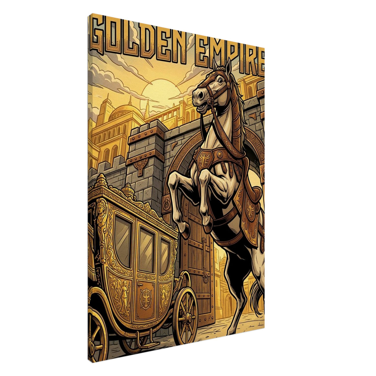 Horse Royal Reserve Courier | Canvas 70×100 cm (28×40 in) – Portrait — product image 1