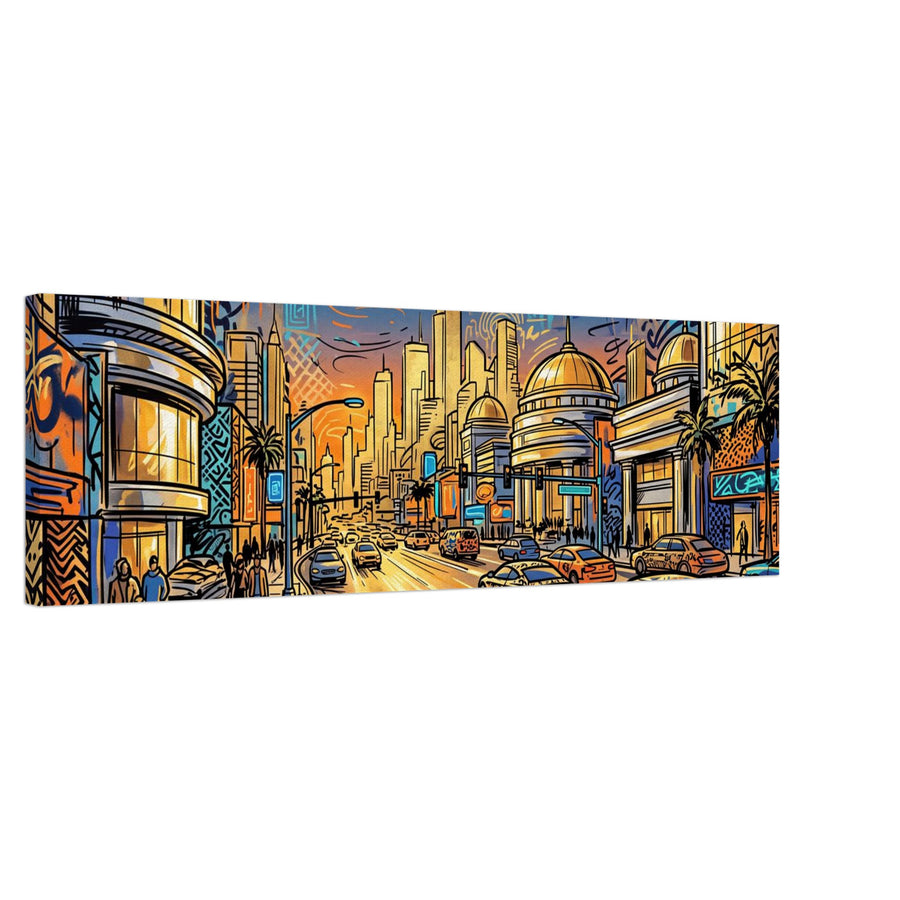 Golden Horizon | Canvas 30×100 cm (12×40 in) – Landscape — product image 1