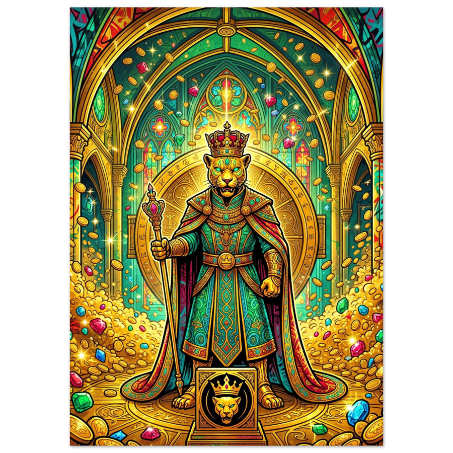 Golden Auctioneer | Premium Matte Paper Poster 50×70 cm (20×28 in) – Portrait — product image 1