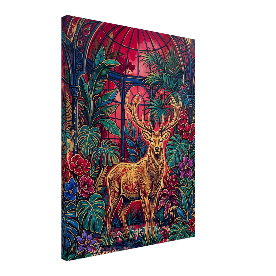 Crimson Conservatory | Canvas 45×60 cm (18×24 in) – Portrait — product image 1