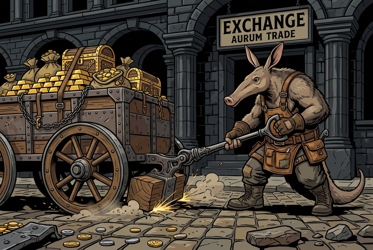 Aardvark Treasury Wagon Brake Operator artwork